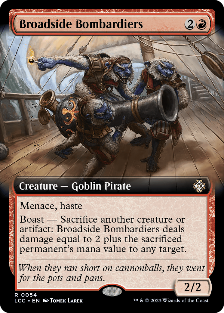 Broadside Bombardiers (Extended Art) [The Lost Caverns of Ixalan Commander] | North Game Den