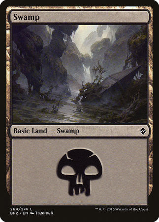 Swamp (264) [Battle for Zendikar] | North Game Den