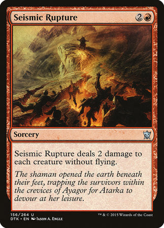 Seismic Rupture [Dragons of Tarkir] | North Game Den