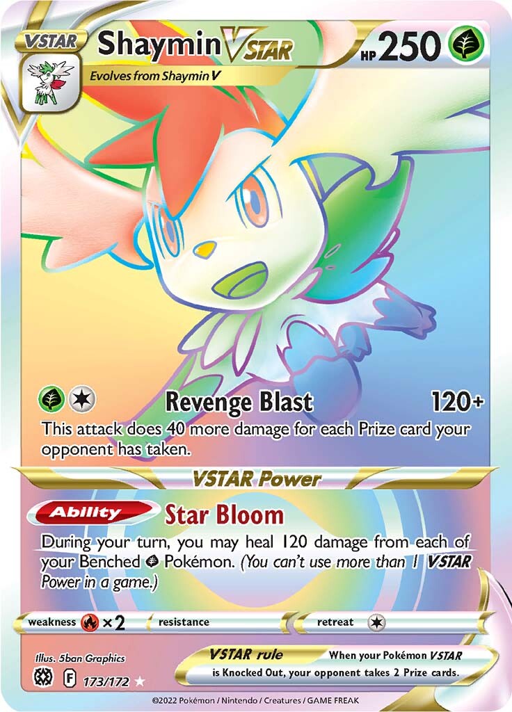 Shaymin VSTAR (173/172) [Sword & Shield: Brilliant Stars] | North Game Den