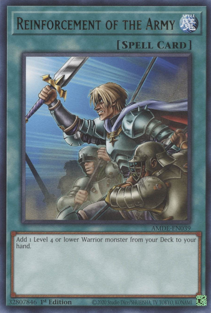Reinforcement of the Army [AMDE-EN039] Rare | North Game Den