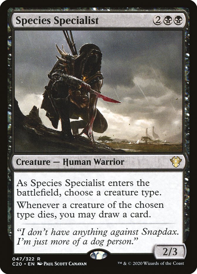 Species Specialist [Commander 2020] | North Game Den