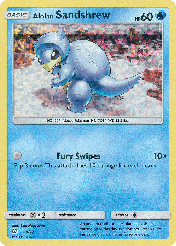 Alolan Sandshrew (4/12) [McDonald's Promos: 2019 Collection] | North Game Den