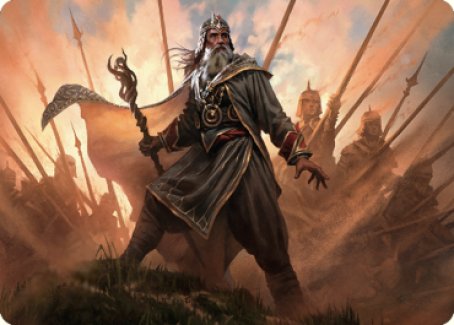 Hazezon, Shaper of Sand Art Card [Dominaria United Art Series] | North Game Den