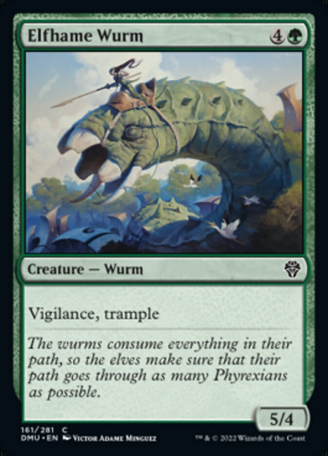 Elfhame Wurm [Dominaria United] | North Game Den