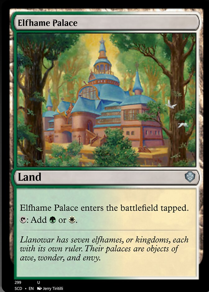 Elfhame Palace [Starter Commander Decks] | North Game Den