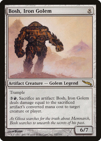 Bosh, Iron Golem [Mirrodin] | North Game Den
