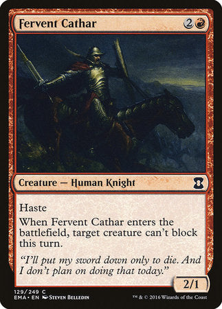 Fervent Cathar [Eternal Masters] | North Game Den