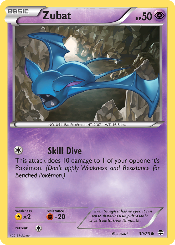 Zubat (30/83) [XY: Generations] | North Game Den