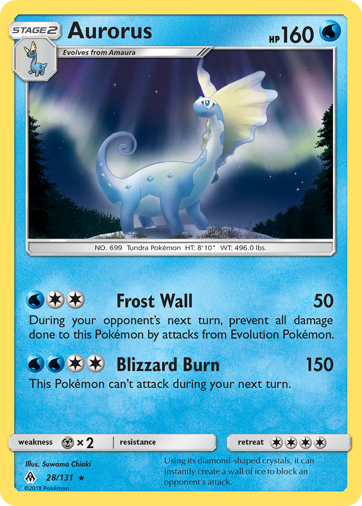 Aurorus (28/131) [Sun & Moon: Forbidden Light] | North Game Den