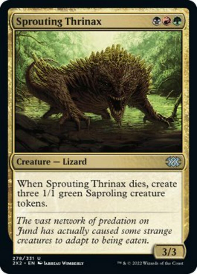Sprouting Thrinax [Double Masters 2022] | North Game Den