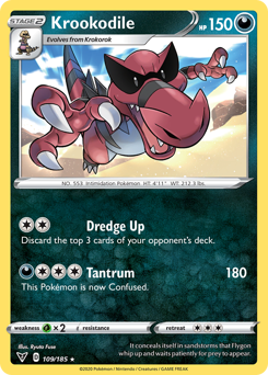 Krookodile (109/185) [Sword & Shield: Vivid Voltage] | North Game Den