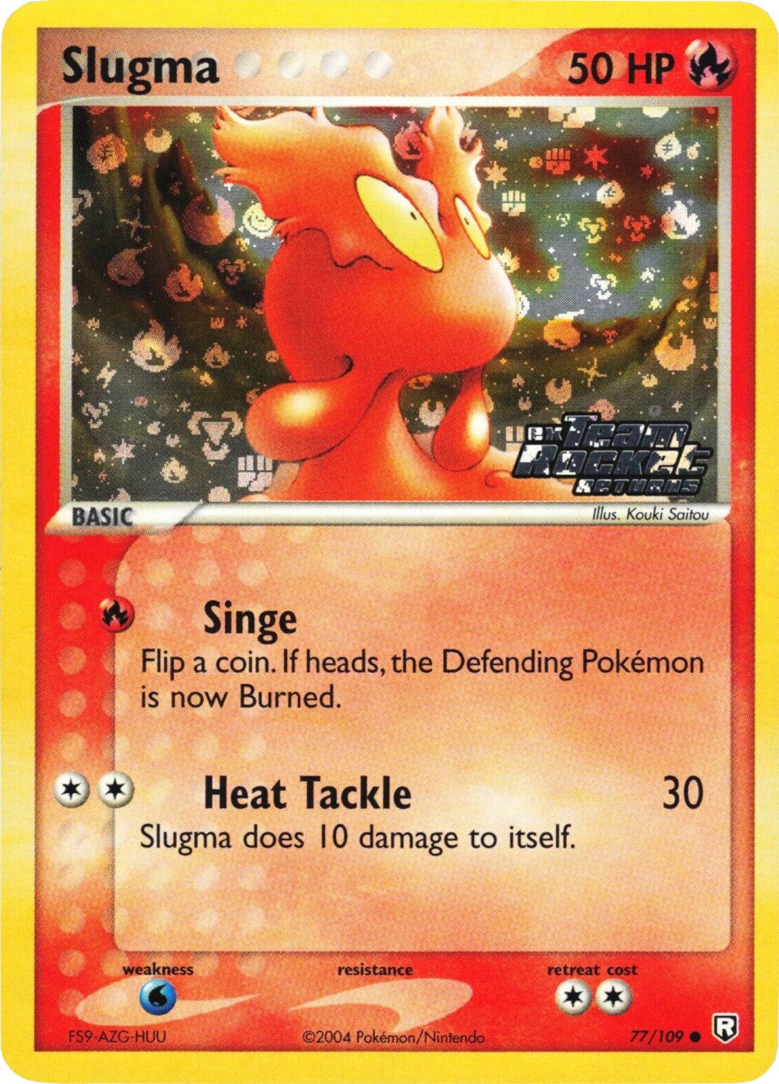 Slugma (77/109) (Stamped) [EX: Team Rocket Returns] | North Game Den