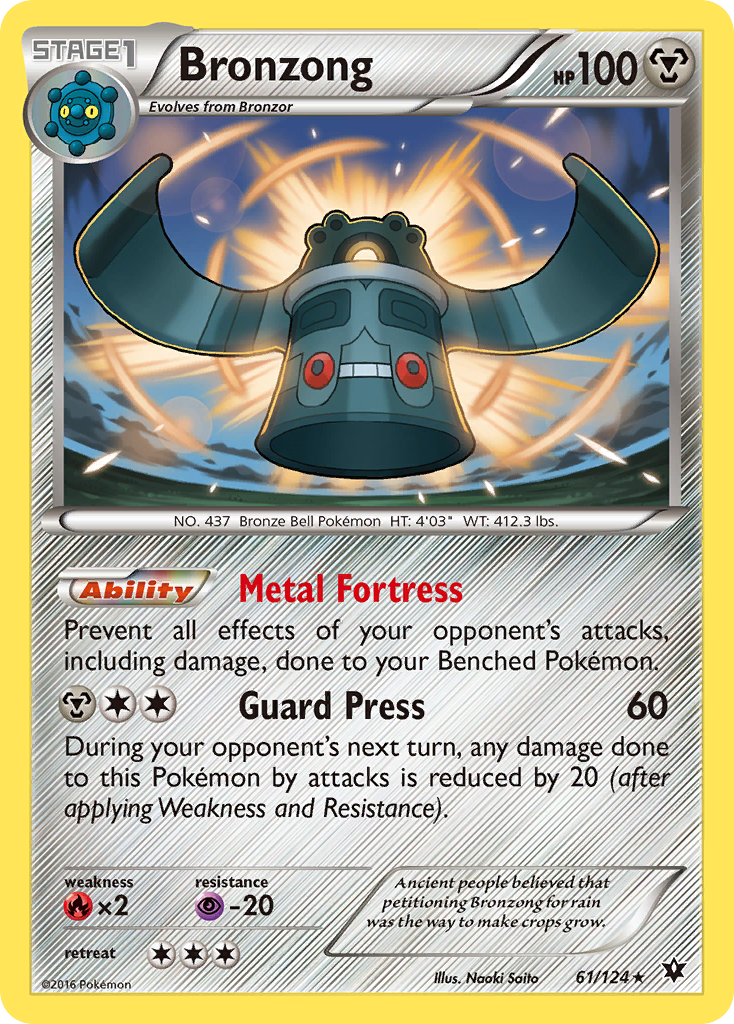 Bronzong (61/124) [XY: Fates Collide] | North Game Den