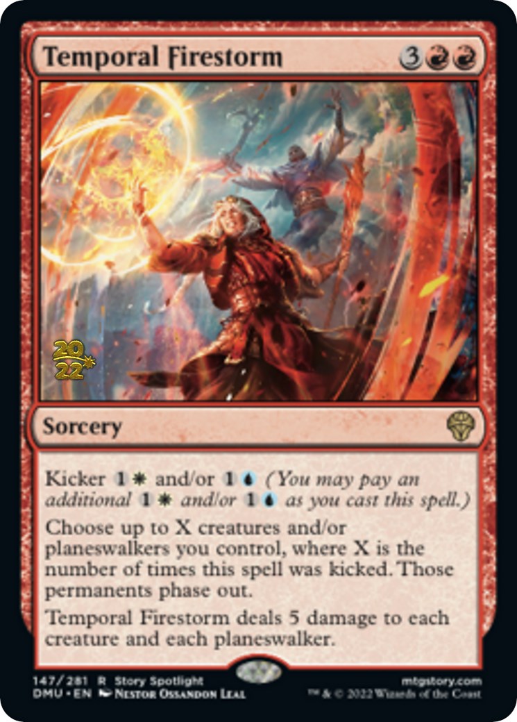 Temporal Firestorm [Dominaria United Prerelease Promos] | North Game Den
