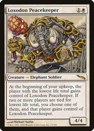 Loxodon Peacekeeper [Mirrodin] | North Game Den