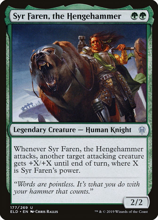 Syr Faren, the Hengehammer [Throne of Eldraine] | North Game Den