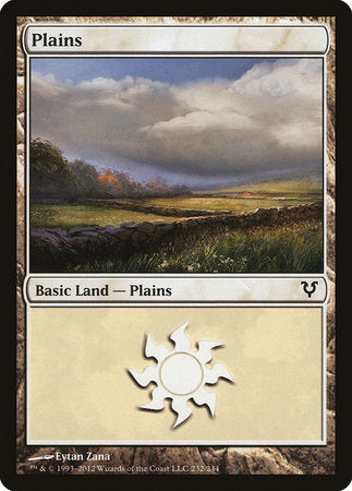 Plains (232) [Avacyn Restored] | North Game Den