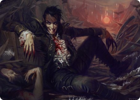 Arrogant Outlaw Art Card [Innistrad: Midnight Hunt Art Series] | North Game Den