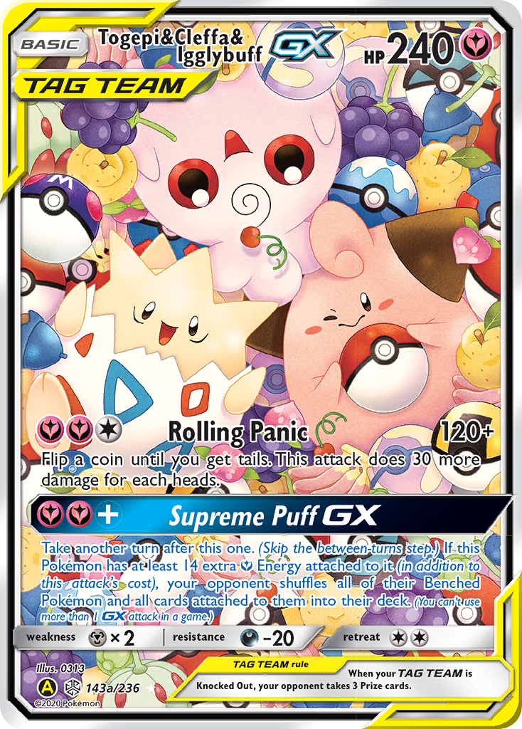 Togepi & Cleffa & Igglybuff GX (143a/236) [Alternate Art Promos] | North Game Den