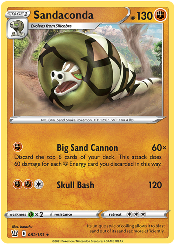 Sandaconda (082/163) [Sword & Shield: Battle Styles] | North Game Den