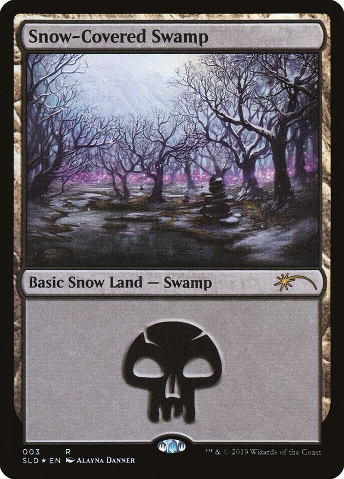 Snow-Covered Swamp (003) [Secret Lair Drop Series] | North Game Den
