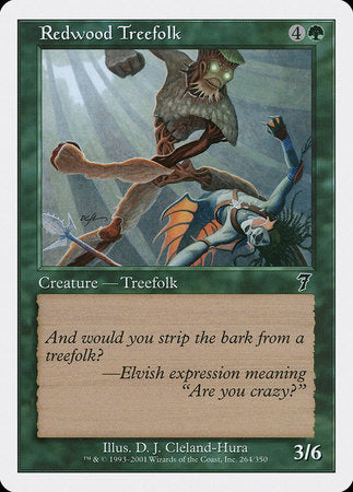 Redwood Treefolk [Seventh Edition] | North Game Den