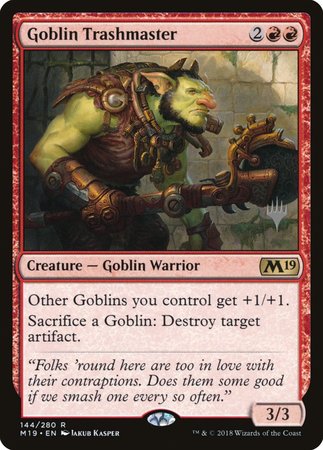 Goblin Trashmaster [Core Set 2019 Promos] | North Game Den