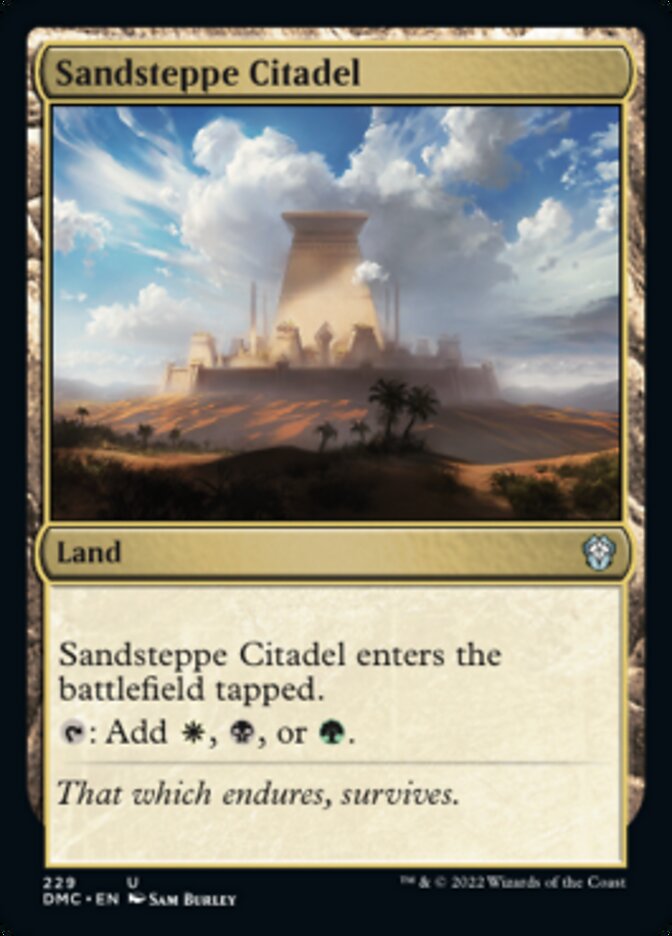 Sandsteppe Citadel [Dominaria United Commander] | North Game Den