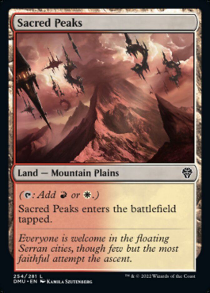 Sacred Peaks [Dominaria United] | North Game Den