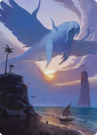 Aeromoeba Art Card [Modern Horizons 2 Art Series] | North Game Den