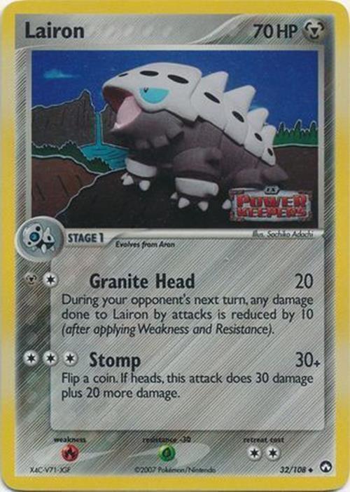 Lairon (32/108) (Stamped) [EX: Power Keepers] | North Game Den