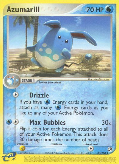 Azumarill (30/100) [EX: Sandstorm] | North Game Den