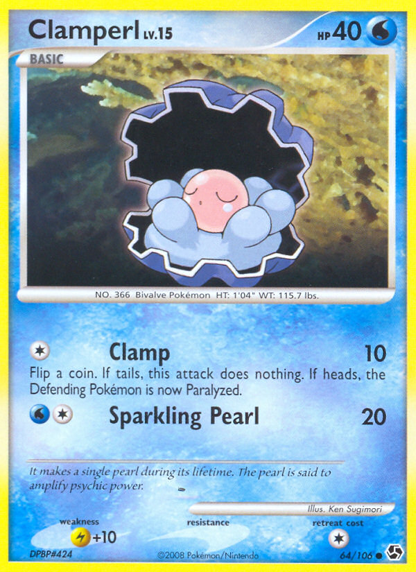 Clamperl (64/106) [Diamond & Pearl: Great Encounters] | North Game Den