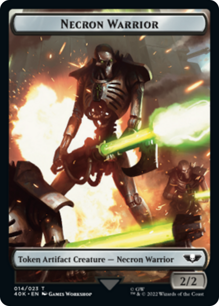 Necron Warrior // Insect [Universes Beyond: Warhammer 40,000 Tokens] | North Game Den