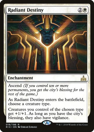 Radiant Destiny [Rivals of Ixalan] | North Game Den