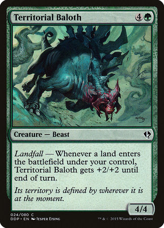 Territorial Baloth [Duel Decks: Zendikar vs. Eldrazi] | North Game Den