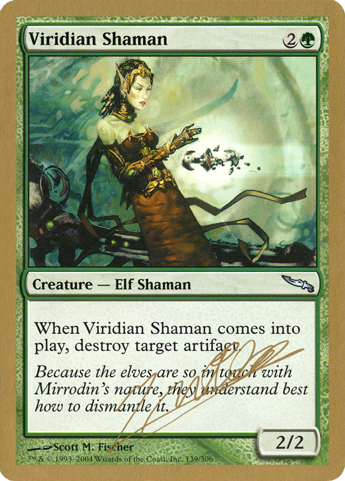 Viridian Shaman (Julien Nuijten) [World Championship Decks 2004] | North Game Den