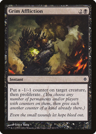 Grim Affliction [New Phyrexia] | North Game Den
