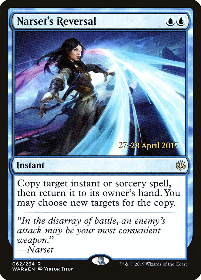 Narset's Reversal  [War of the Spark Prerelease Promos] | North Game Den