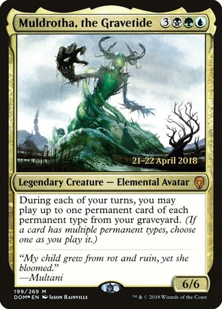 Muldrotha, the Gravetide [Dominaria Promos] | North Game Den