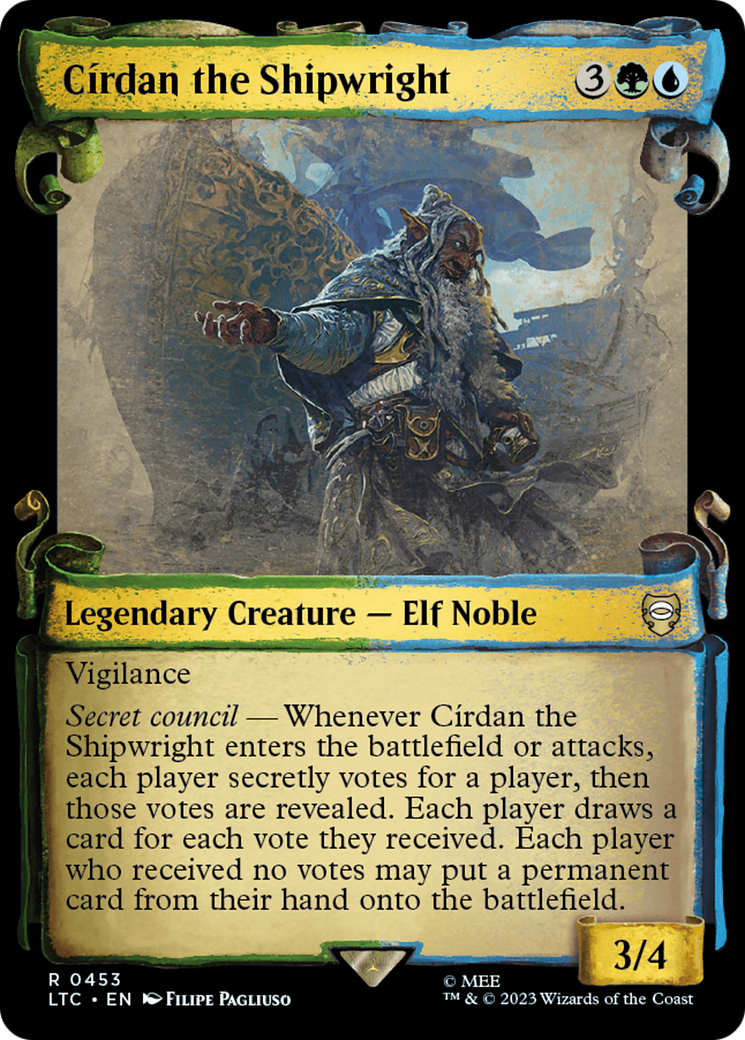 Cirdan the Shipwright [The Lord of the Rings: Tales of Middle-Earth Commander Showcase Scrolls] | North Game Den