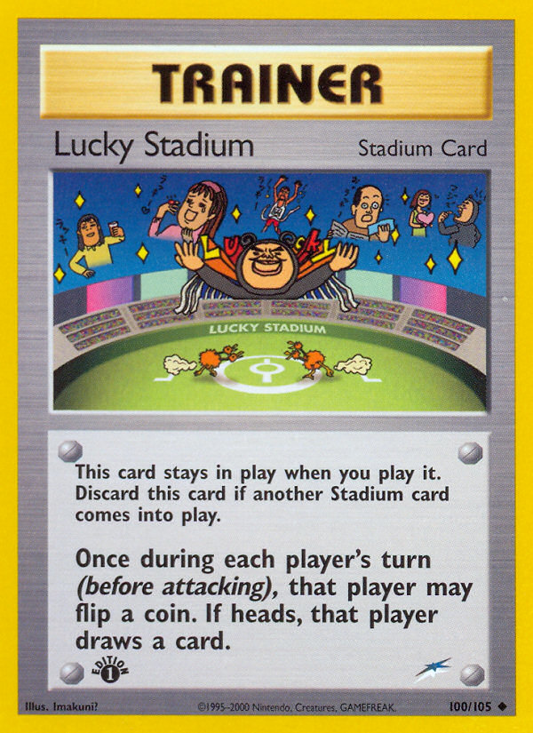 Lucky Stadium (100/105) [Neo Destiny 1st Edition] | North Game Den