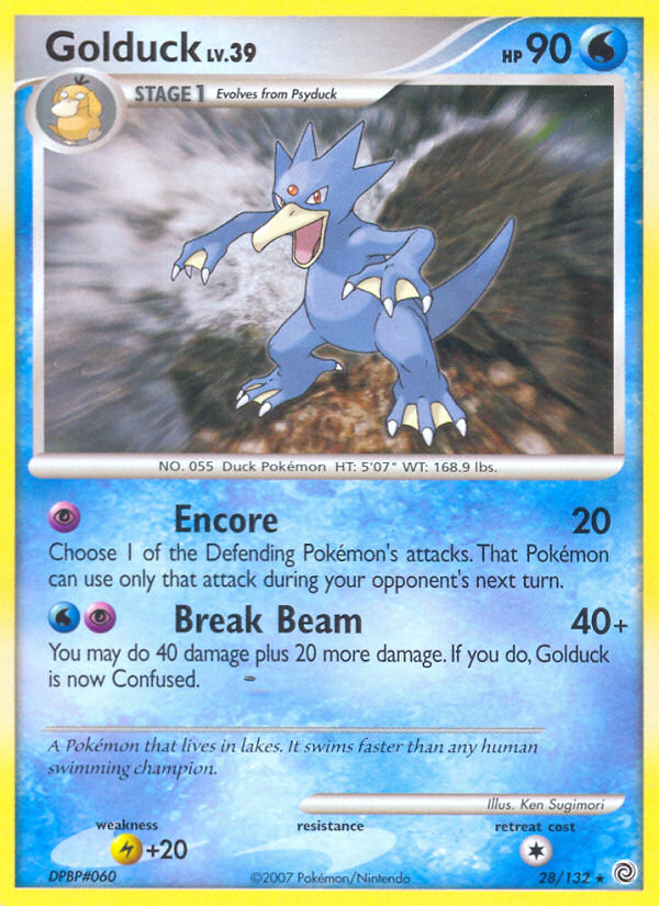 Golduck (28/132) [Diamond & Pearl: Secret Wonders] | North Game Den