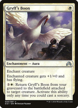 Gryff's Boon [Shadows over Innistrad] | North Game Den