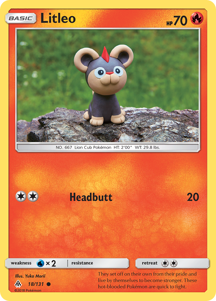 Litleo (18/131) [Sun & Moon: Forbidden Light] | North Game Den