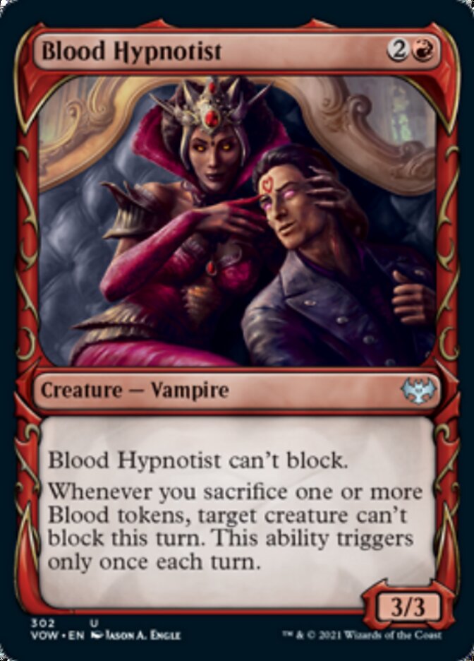 Blood Hypnotist (Showcase Fang Frame) [Innistrad: Crimson Vow] | North Game Den