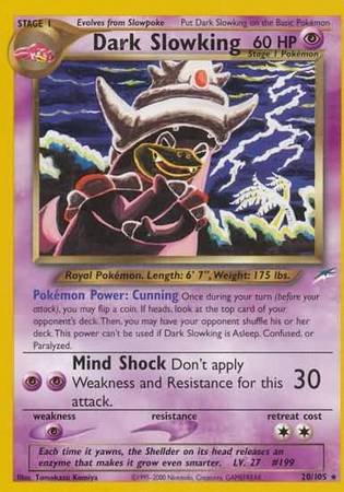 Dark Slowking (20/105) [Neo Destiny Unlimited] | North Game Den