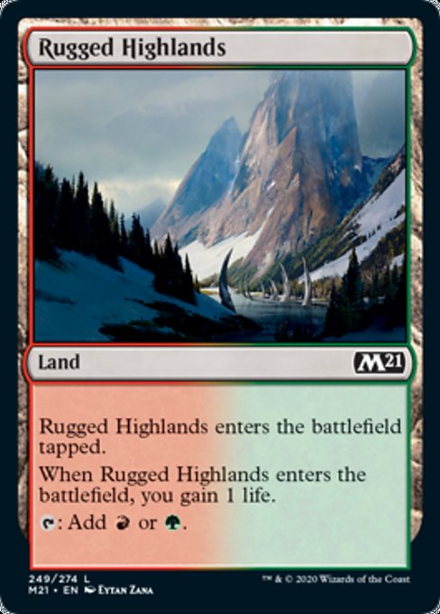 Rugged Highlands [Core Set 2021] | North Game Den