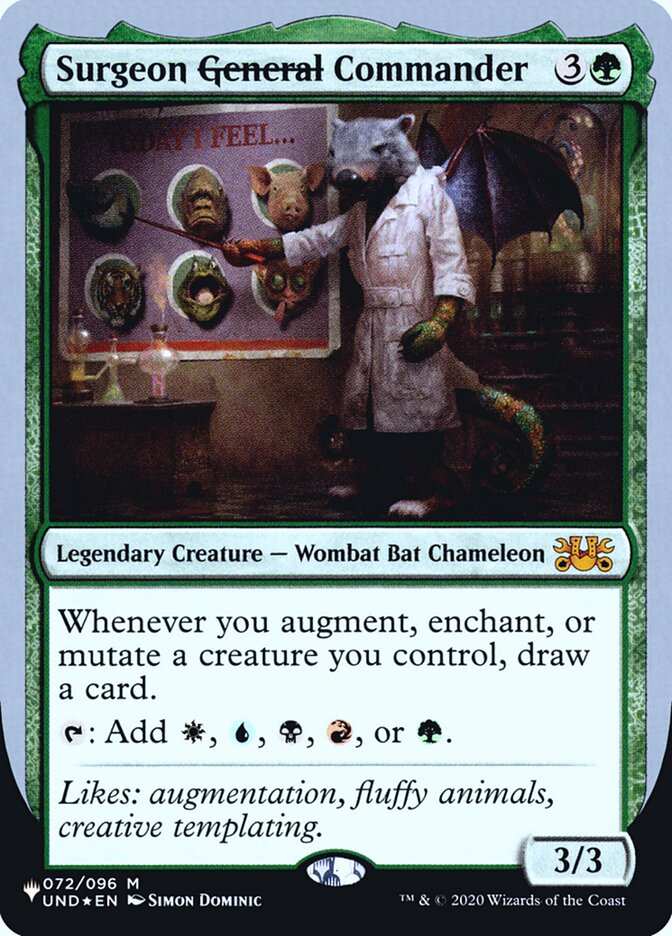 Surgeon General Commander (Unfinity Foil Edition) [The List] | North Game Den